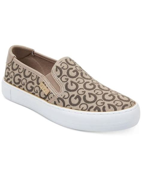 guess slip on sneakers